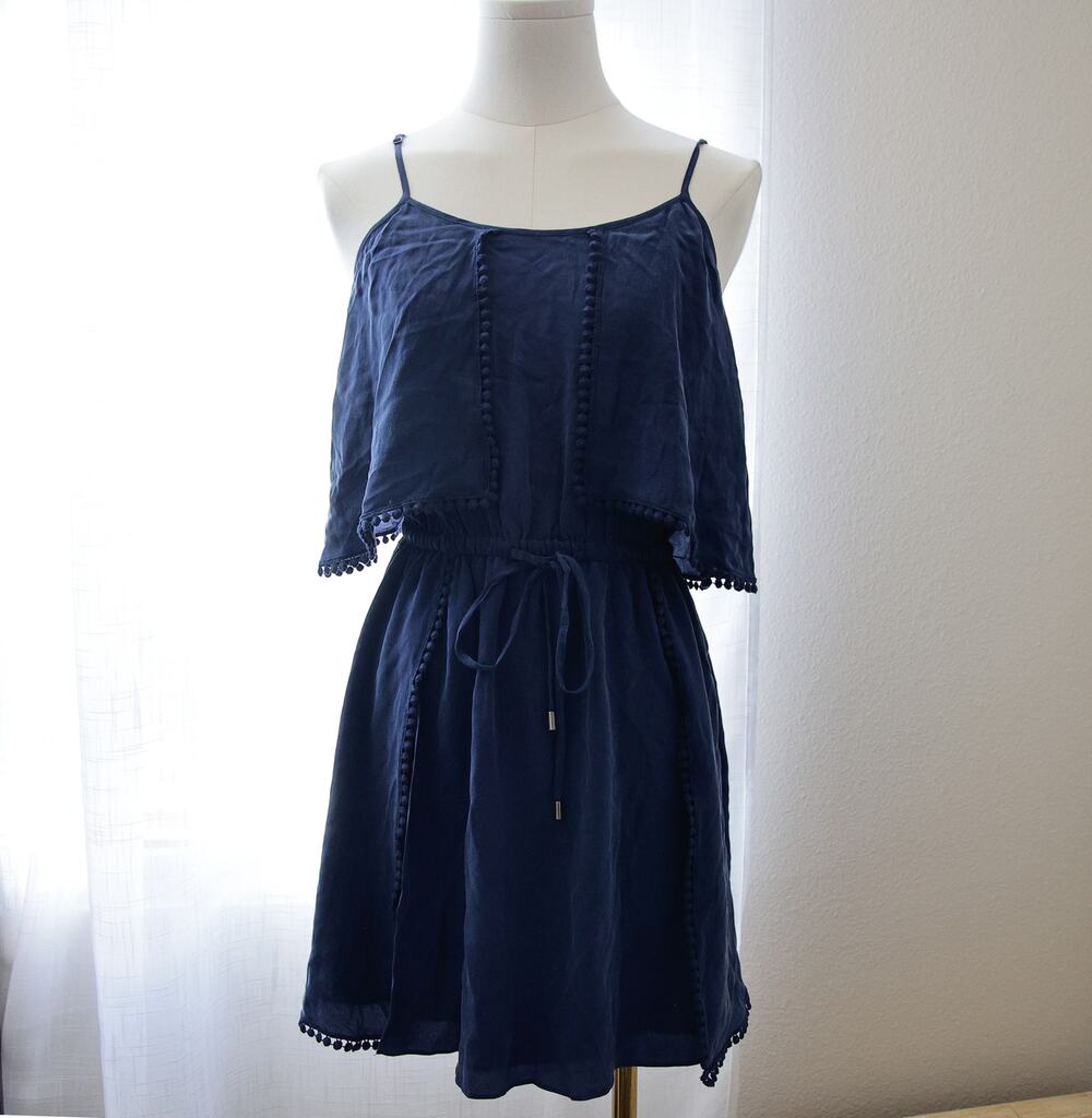 LAmade Silk blue mini dress size XS